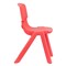 Flash Furniture Red Plastic Stackable School Chair with 15.5" Seat Height, PK2 2-YU-YCX-005-RED-GG - alternate 9